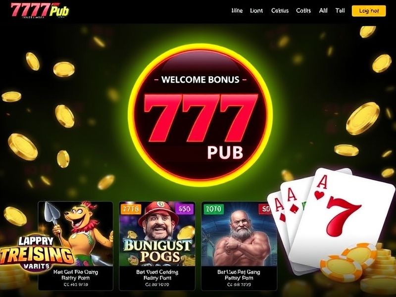 Welcome to 777pub Login – your gateway to the best online gambling games and casino platforms. Enjoy secure, instant access and exclusive bonuses on 777pub login.com.