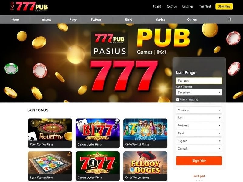 Welcome to 777pub Login – your gateway to the best online gambling games and casino platforms. Enjoy secure, instant access and exclusive bonuses on 777pub login.com.